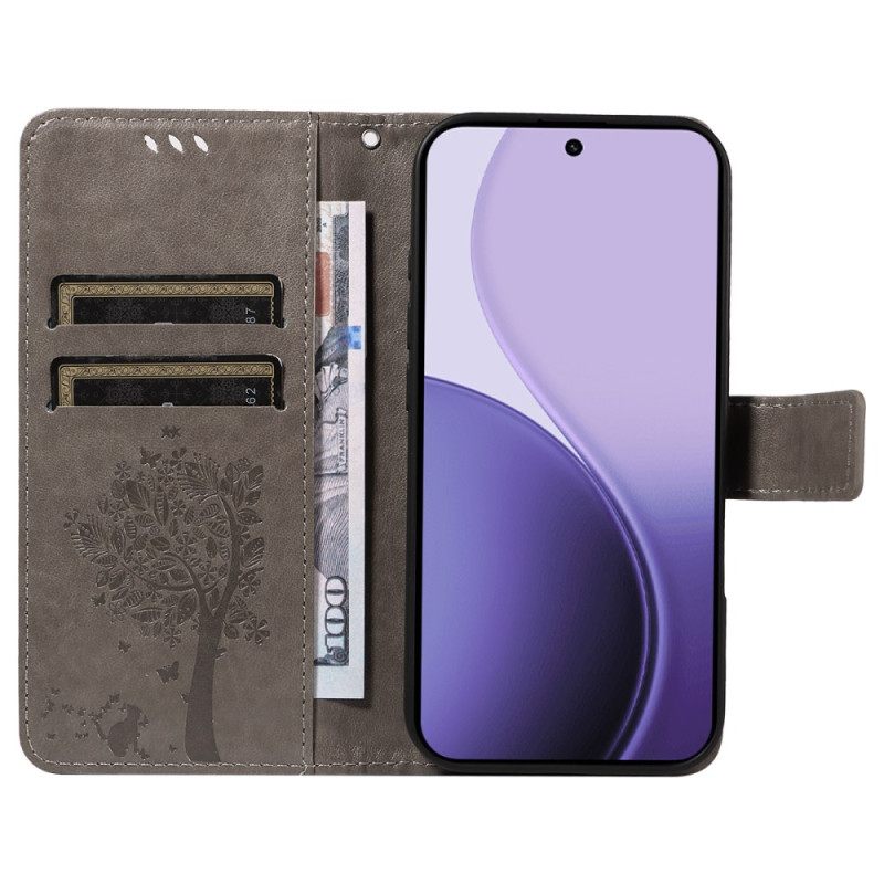 Θηκη Κινητου Oppo Reno 14 5g Θήκες Κινητών Δέντρο Και Γάτα