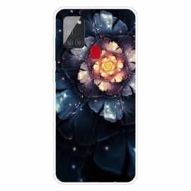 Θήκη Samsung Galaxy A21s Εύκαμπτα Λουλούδια