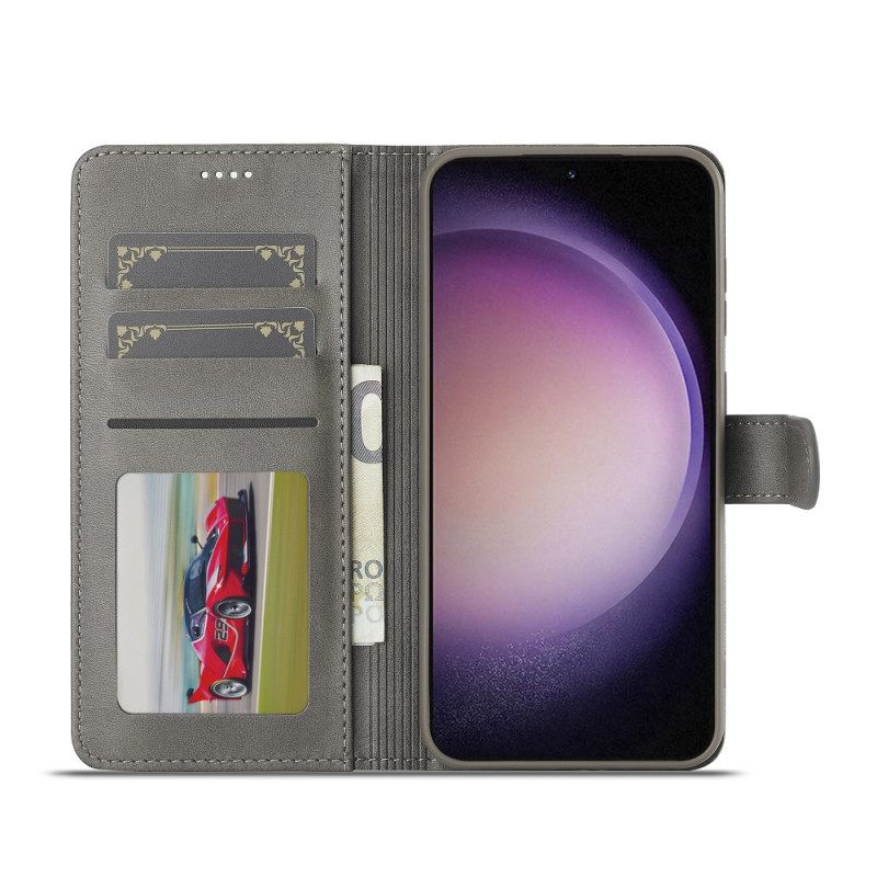 Δερματινη Θηκη Samsung Galaxy S26 Δερμάτινη Υφή Lc.imeeke Σιλικόνης