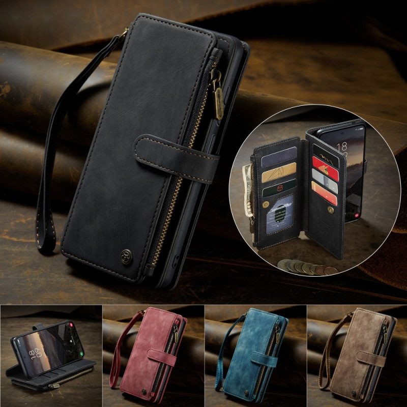 Δερματινη Θηκη Samsung Galaxy S26 Εφέ Σουέτ Caseme Σιλικόνης