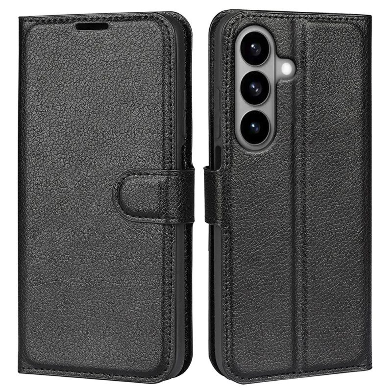 Δερματινη Θηκη Samsung Galaxy S26 Λίτσι Faux Δέρμα Σιλικόνης