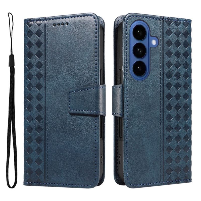 Δερματινη Θηκη Samsung Galaxy S26 Σχέδιο Με Διαμάντια