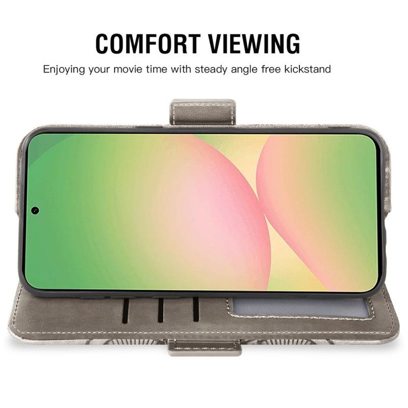 Δερματινη Θηκη Samsung Galaxy S26 Σχέδιο Παιώνια