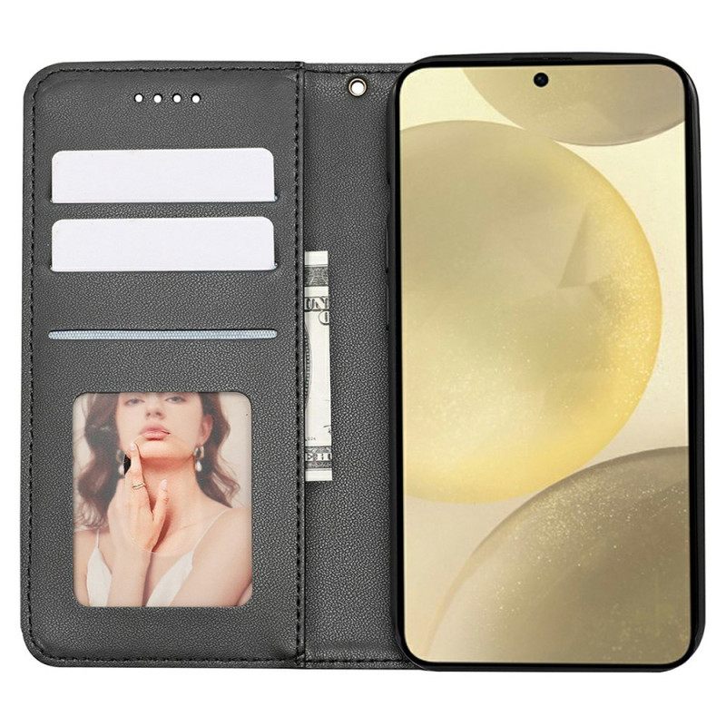 Δερματινη Θηκη Samsung Galaxy S26 Θήκες Κινητών Μοτίβο Πλέγματος