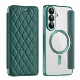 Δερματινη Θηκη Samsung Galaxy S26 Θήκη Κάρτας Rfid Και Επενδεδυμένο Προστατευτικό Φακού Σιλικόνης