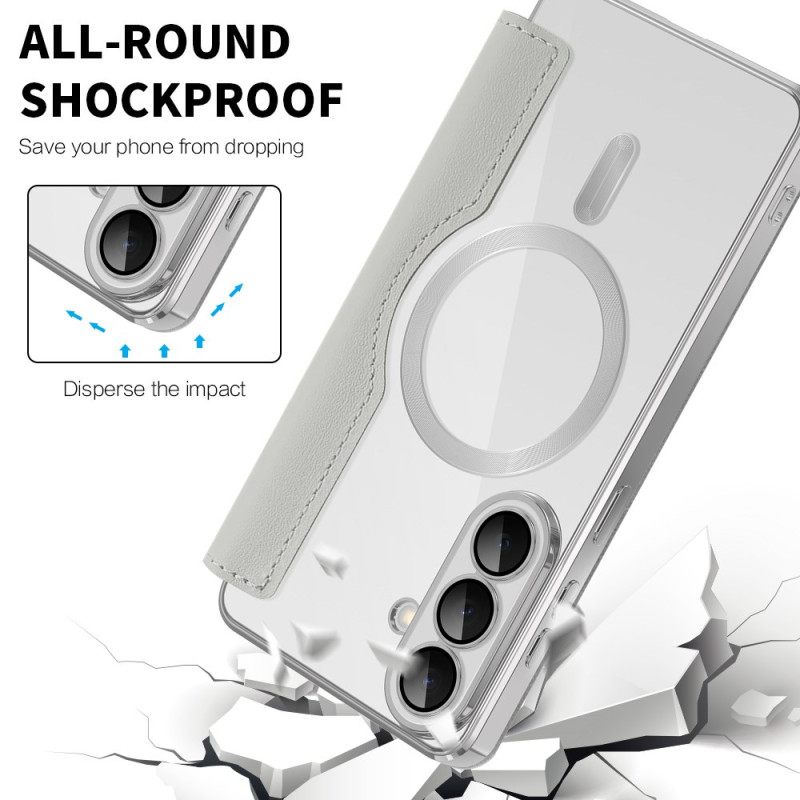 Δερματινη Θηκη Samsung Galaxy S26 Θήκη Κάρτας Rfid Και Επενδεδυμένο Προστατευτικό Φακού Σιλικόνης