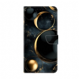 Δερματινη Θηκη Samsung Galaxy S26 Χρυσά Δαχτυλίδια