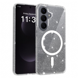 Hülle Samsung Galaxy S26 Glitzernde Magnetische Geldbörse