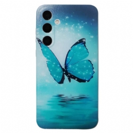 Hülle Samsung Galaxy S26 Handyhülle Blauer Schmetterling
