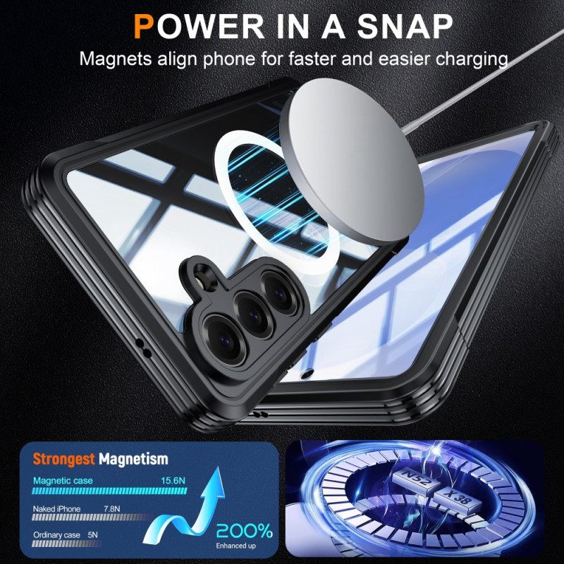 Hülle Samsung Galaxy S26 Magnetisch Mit Schutzfolie Aus Gehärtetem Glas