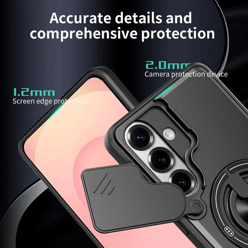 Hülle Samsung Galaxy S26 Magnetischer Faltbarer Ringhalter Und Kameraschutz