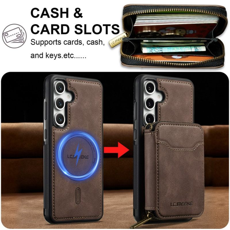 Κάλυμμα Samsung Galaxy S26 Αποσπώμενο Μαγνητικό Πορτοφόλι Lc.imeeke