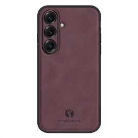 Κάλυμμα Samsung Galaxy S26 Ενισχυμένο Εφέ Δέρματος Σιλικόνης