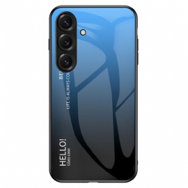 Κάλυμμα Samsung Galaxy S26 Γυαλί Ασφαλείας Hello