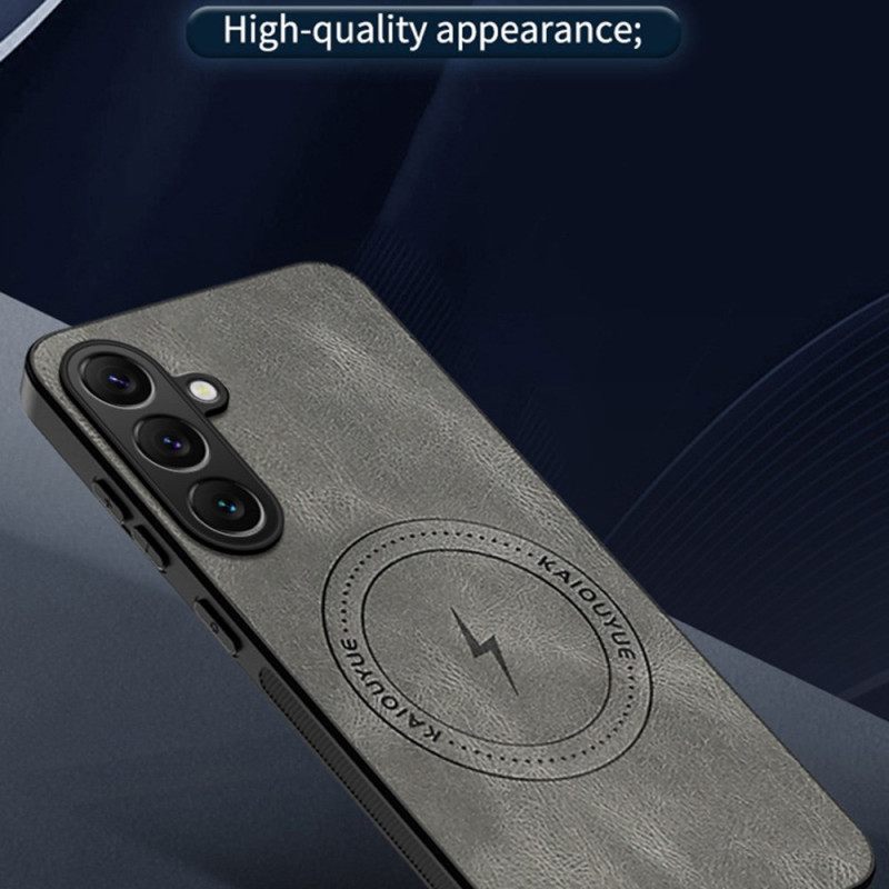 Κάλυμμα Samsung Galaxy S26 Μαγνητική Δερμάτινη Εφέ