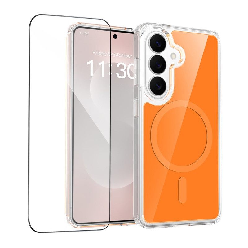 Κάλυμμα Samsung Galaxy S26 Μαγνητική Με Ανθεκτικό Σε Κραδασμούς Γυαλί