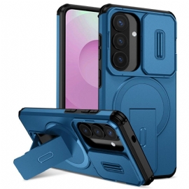 Κάλυμμα Samsung Galaxy S26 Συρόμενη Μαγνητική Βάση Και Θήκη Κάμερας Σιλικόνης