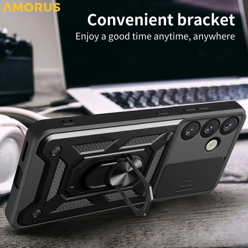 Κάλυμμα Samsung Galaxy S26 Συρόμενο Κάλυμμα Κάμερας Και Ενσωματωμένη Βάση