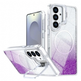 Κάλυμμα Samsung Galaxy S26 Θήκες Κινητών Μαγνητική Με Γκλίτερ Ντεγκραντέ Με Πτυσσόμενη Βάση