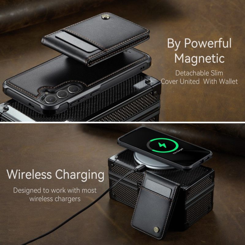 Κάλυμμα Samsung Galaxy S26 Θήκη Καρτών Jeehood Rfid Σιλικόνης