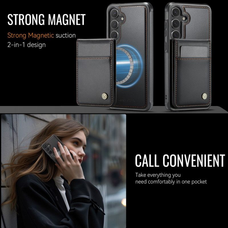 Κάλυμμα Samsung Galaxy S26 Θήκη Καρτών Jeehood Rfid Σιλικόνης