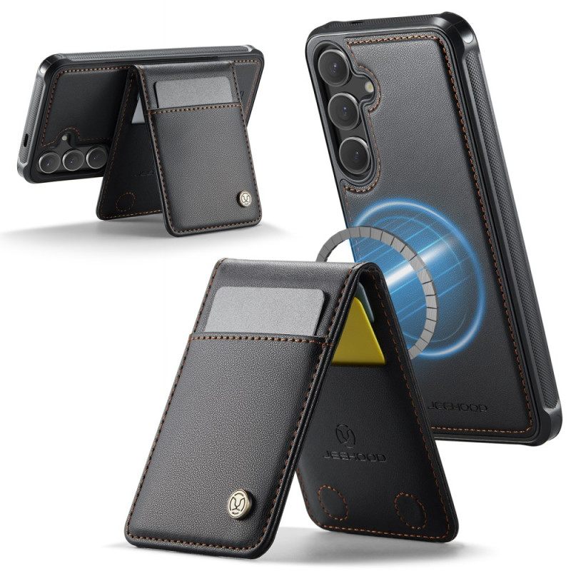 Κάλυμμα Samsung Galaxy S26 Θήκη Καρτών Jeehood Rfid Σιλικόνης