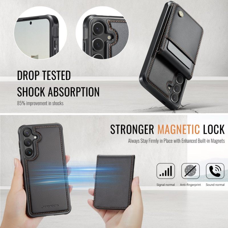 Κάλυμμα Samsung Galaxy S26 Θήκη Καρτών Jeehood Rfid Σιλικόνης