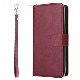 Lederhüllen Samsung Galaxy S26 Geldbörse Mit Reißverschlusstasche