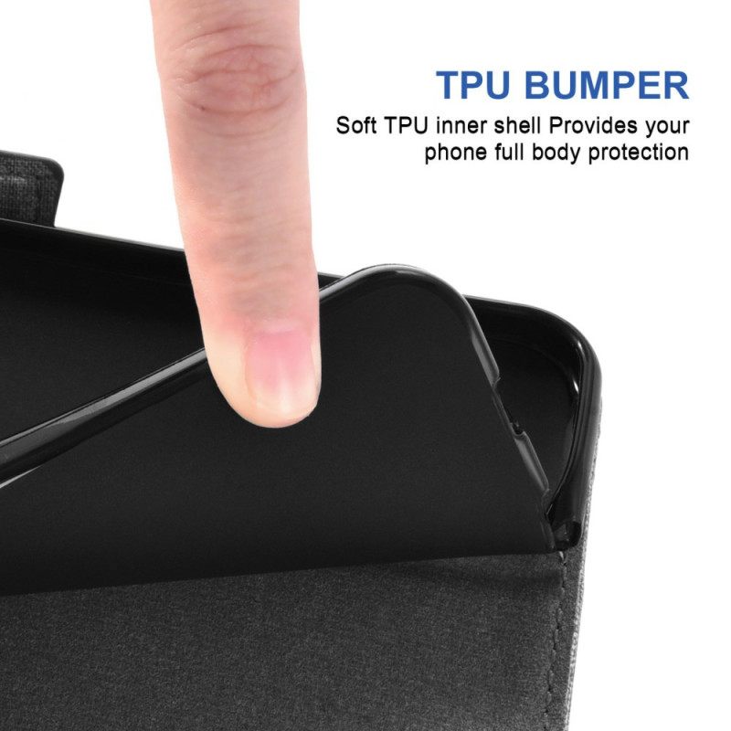 Με Υφή Τζιν Και Περιστρεφόμενη Θήκη Καρτών