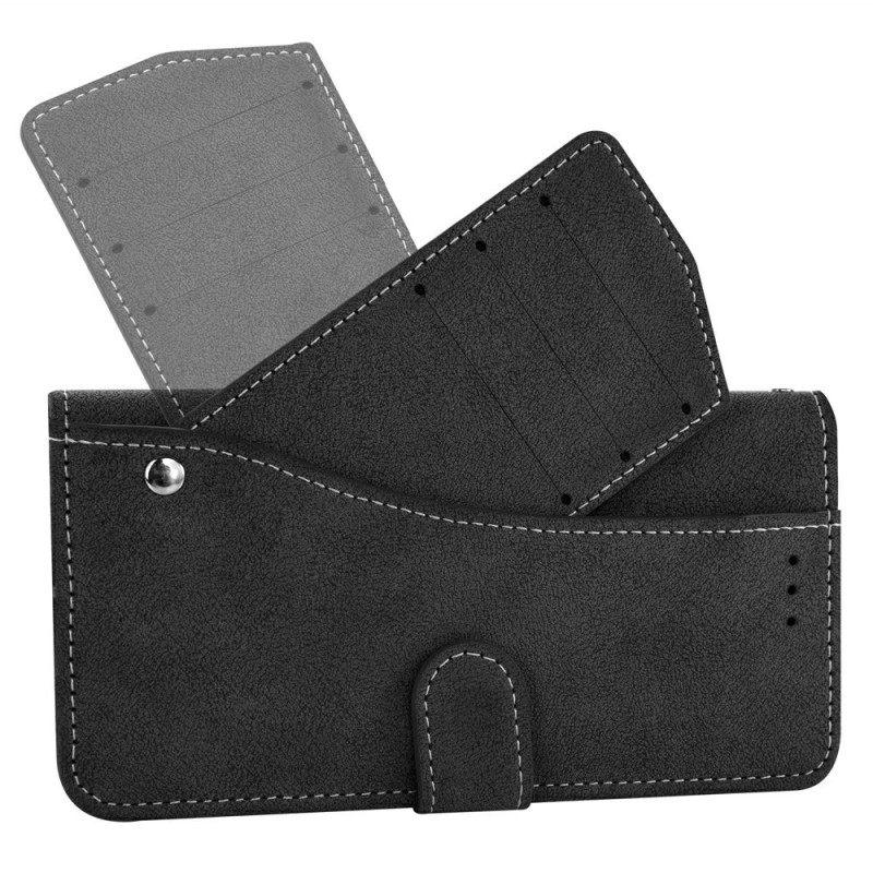 Ρετρό Πορτοφόλι Με Περιστρεφόμενη Θήκη Καρτών