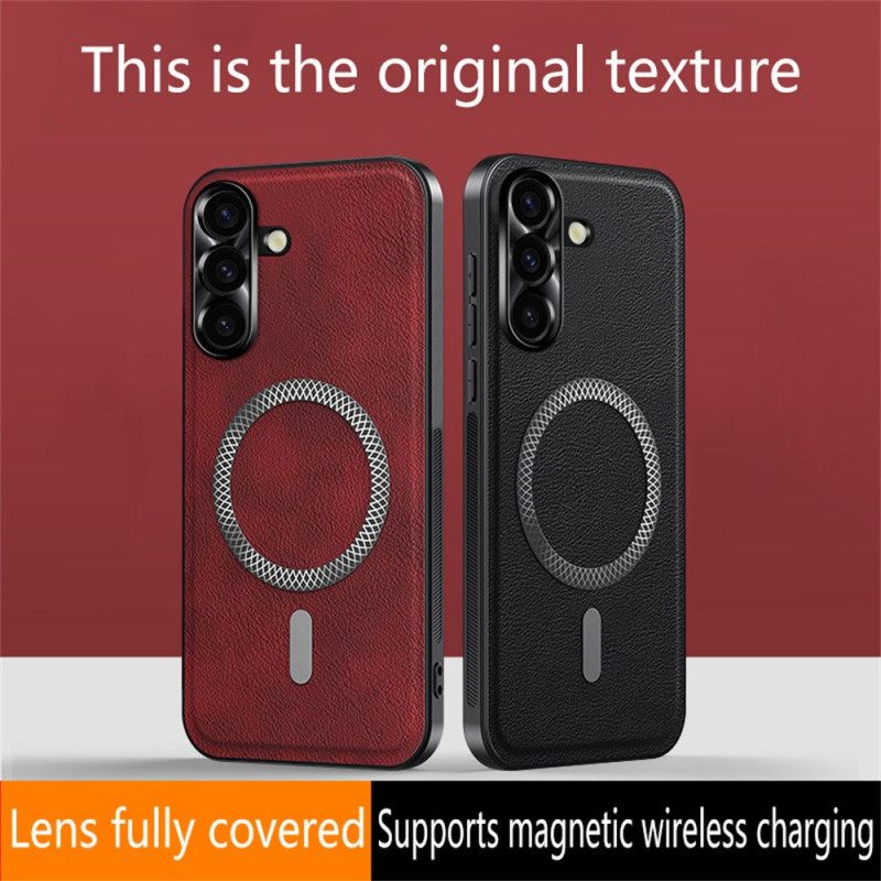 Samsung Galaxy S26 Πλαίσιο Φακού Με Δερμάτινο Εφέ