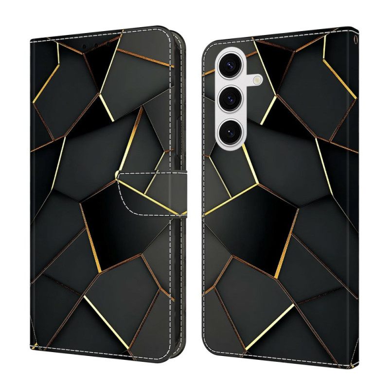 Θηκη Κινητου Samsung Galaxy S26 Μαύρα Και Χρυσά Περιγράμματα