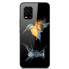 θηκη κινητου Xiaomi Mi 10 Lite Crown Bird Tempered Glass