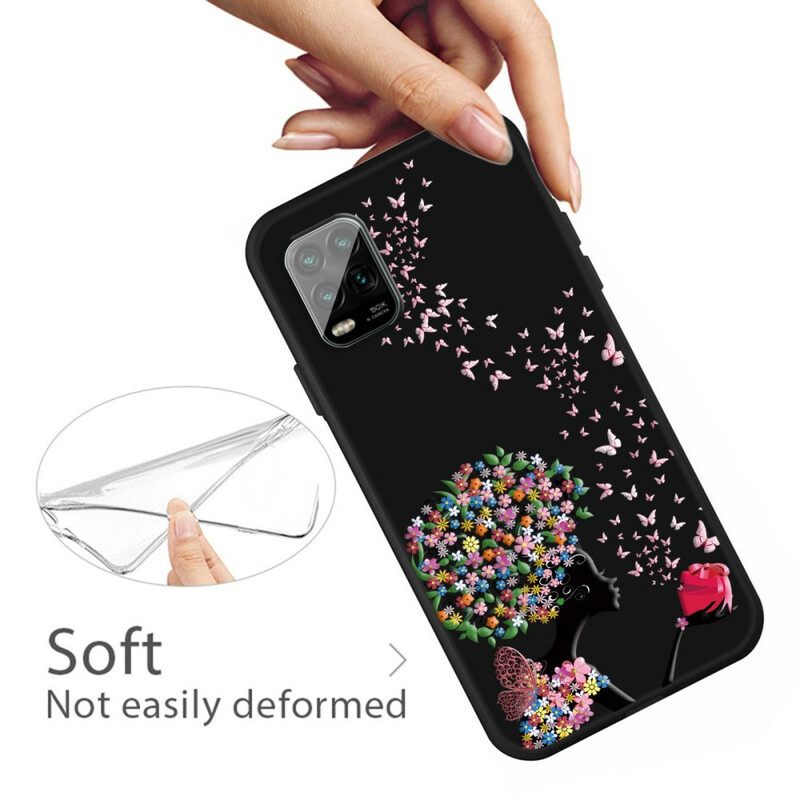 θηκη κινητου Xiaomi Mi 10 Lite Γυναίκα Με Λουλούδια
