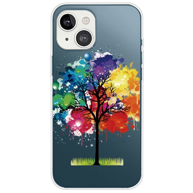 Θήκη iPhone 14 Plus Διαφανές Δέντρο Ακουαρέλας