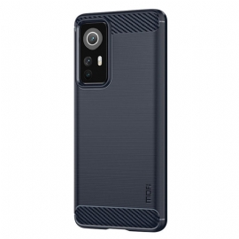 θηκη κινητου Xiaomi 12 / 12X Mofi Brushed Carbon Fiber