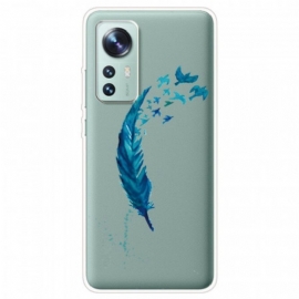Θήκη Xiaomi 12 / 12X Όμορφο Μπλε Φτερό