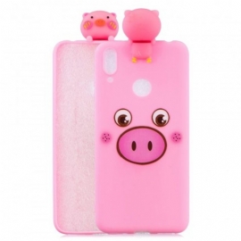θηκη κινητου Huawei Y7 2019 Funny Pig 3d