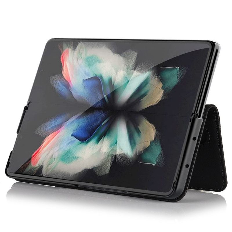 δερματινη θηκη Samsung Galaxy Z Fold 3 5G Θήκη Και Λουράκι Για Γραφίδα Από Γνήσιο Δέρμα