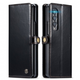 Κάλυμμα Samsung Galaxy Z Fold 3 5G Patent Leather Effect Caseme