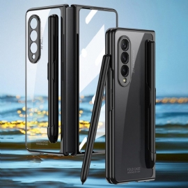 θηκη κινητου Samsung Galaxy Z Fold 3 5G Διαφανές Με Θήκη Γραφίδας Gkk