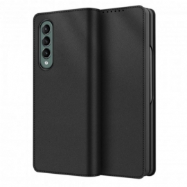 θηκη κινητου Samsung Galaxy Z Fold 3 5G Θήκη Flip Split Leather Skin-touch