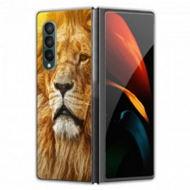 Θήκη Samsung Galaxy Z Fold 3 5G Κεφάλι Αιλουροειδών