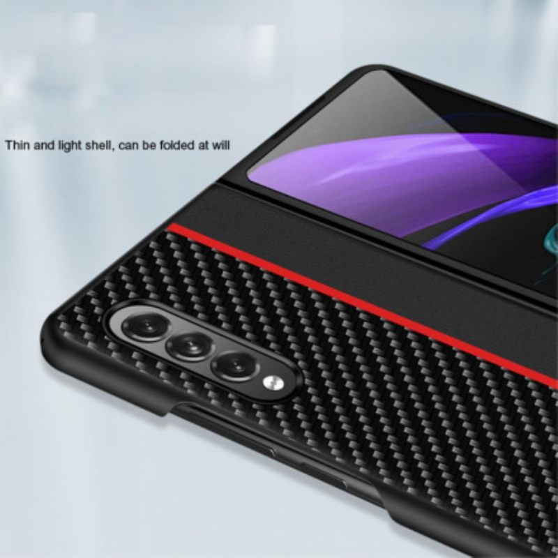 Θήκη Samsung Galaxy Z Fold 3 5G Line Carbon Fiber