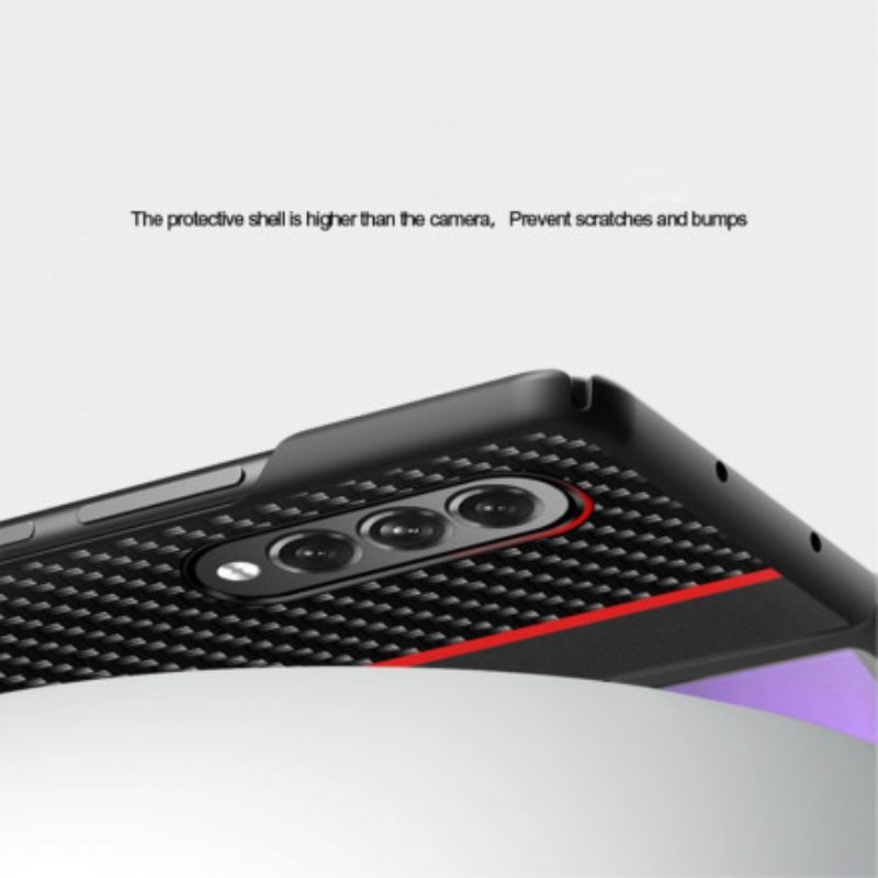 Θήκη Samsung Galaxy Z Fold 3 5G Line Carbon Fiber