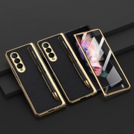 Θήκη Samsung Galaxy Z Fold 3 5G προστασίας Προστατευτικό Οθόνης Και Βάση Γραφίδας Gkk