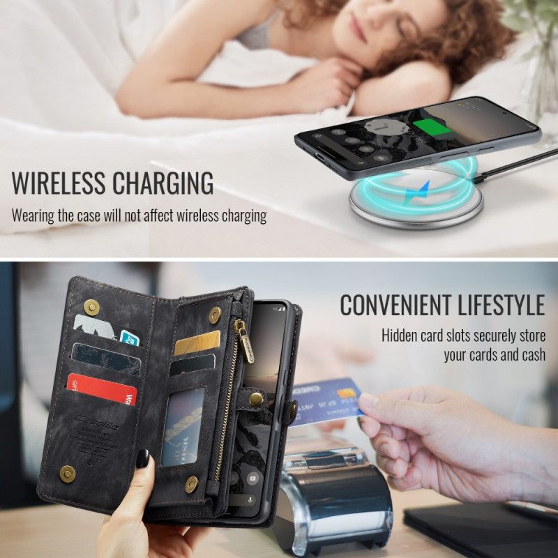 Δερματινη Θηκη Google Pixel 10 / 10 Pro Αποσπώμενη Θήκη Και Λουράκι Καρπού Σιλικόνης