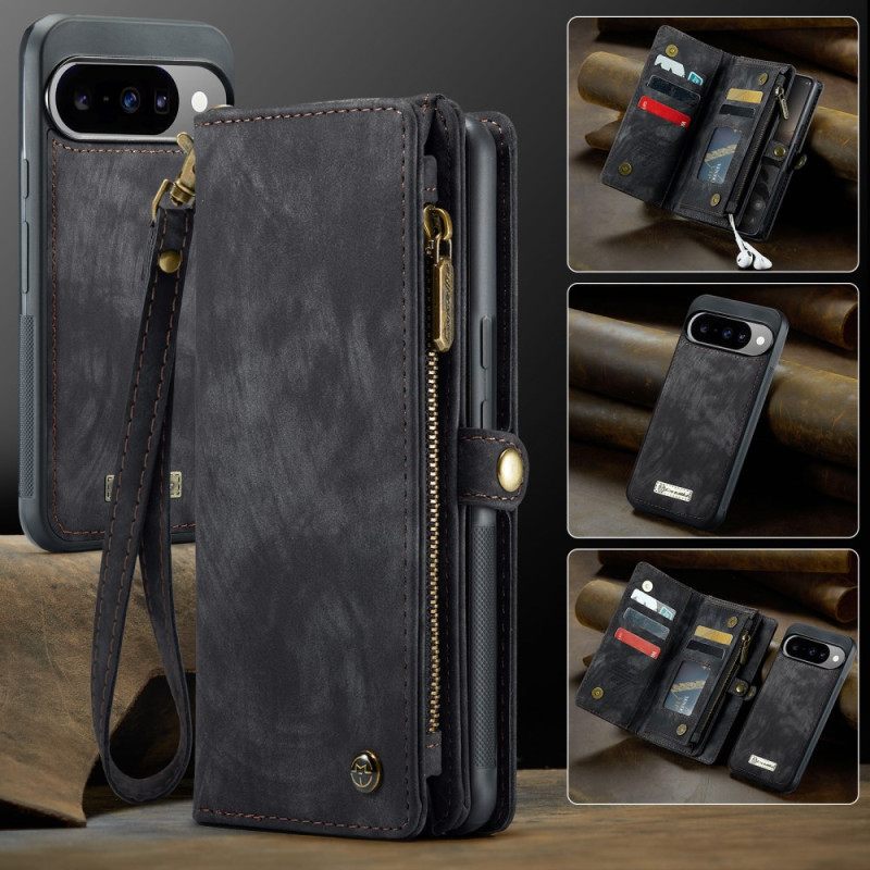 Δερματινη Θηκη Google Pixel 10 / 10 Pro Αποσπώμενη Θήκη Και Λουράκι Καρπού Σιλικόνης