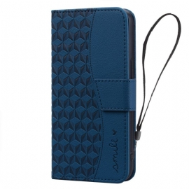 Δερματινη Θηκη Google Pixel 10 / 10 Pro Διαμάντια Με Χαμόγελο Και Μοτίβο