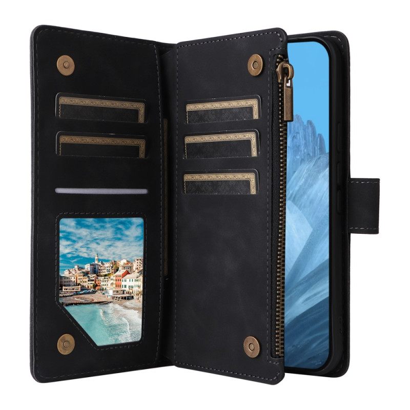 Δερματινη Θηκη Google Pixel 10 / 10 Pro Πορτοφόλι Με Φερμουάρ